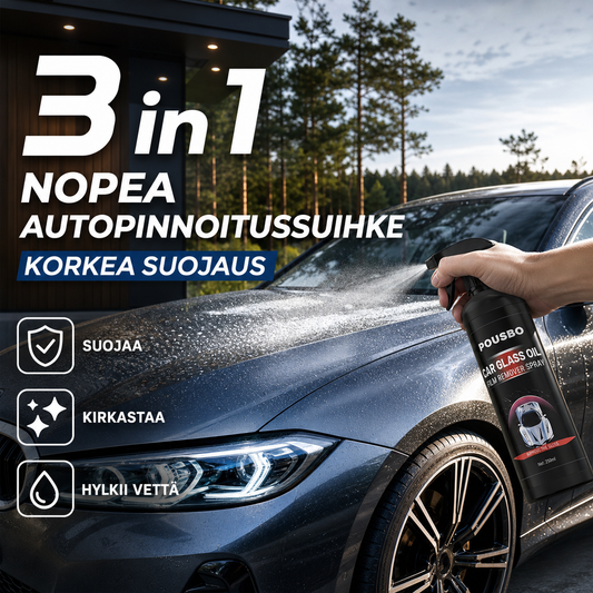 3 in 1 Nopea autopinnoitussuihke, jossa on korkea suojaus