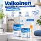 Valkoinen laattojen kunnostusmaali siveltimellä