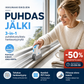 3-in-1-ikkunakiskojen puhdistustyökalu, jossa on hankaustyyny