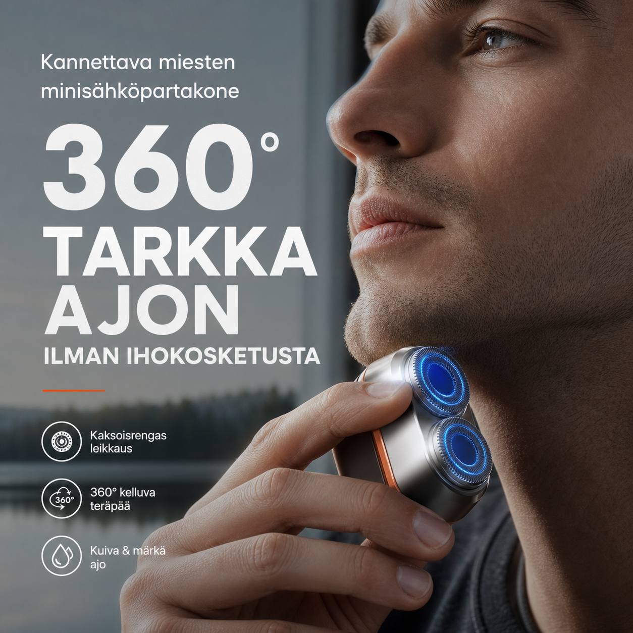 Kannettava miesten minisähköpartakone