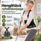 Hengittävä ryhdinkorjaaja – lievittää selkäkipua ja muotoilee vatsan aluetta