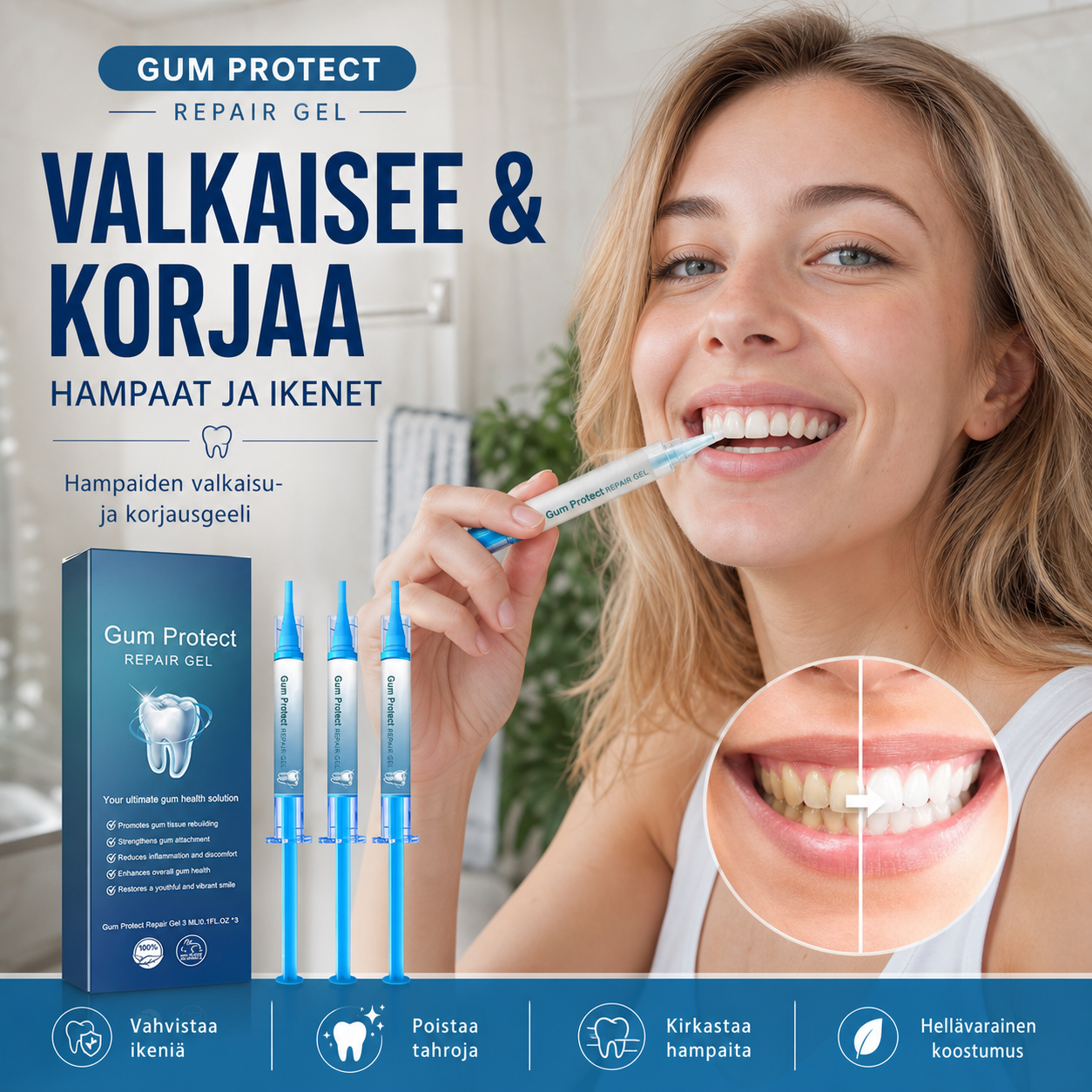 📢📢50 %:n alennus!!⏰ Hampaiden valkaisu- ja korjausgeeli 🦷