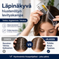 Läpinäkyvä hiustenöljyn levityskampa – tasainen levitys ja helppo käyttö!