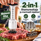 2-in-1 lihamureuttaja ja marinadi-injektori – Ruostumaton teräs lihan pehmennykseen ja maustamiseen
