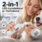 2-in-1 LED-kynsileikkuri ja -hiomakone – leikkaa ja hio turvallisesti yhdellä laitteella!