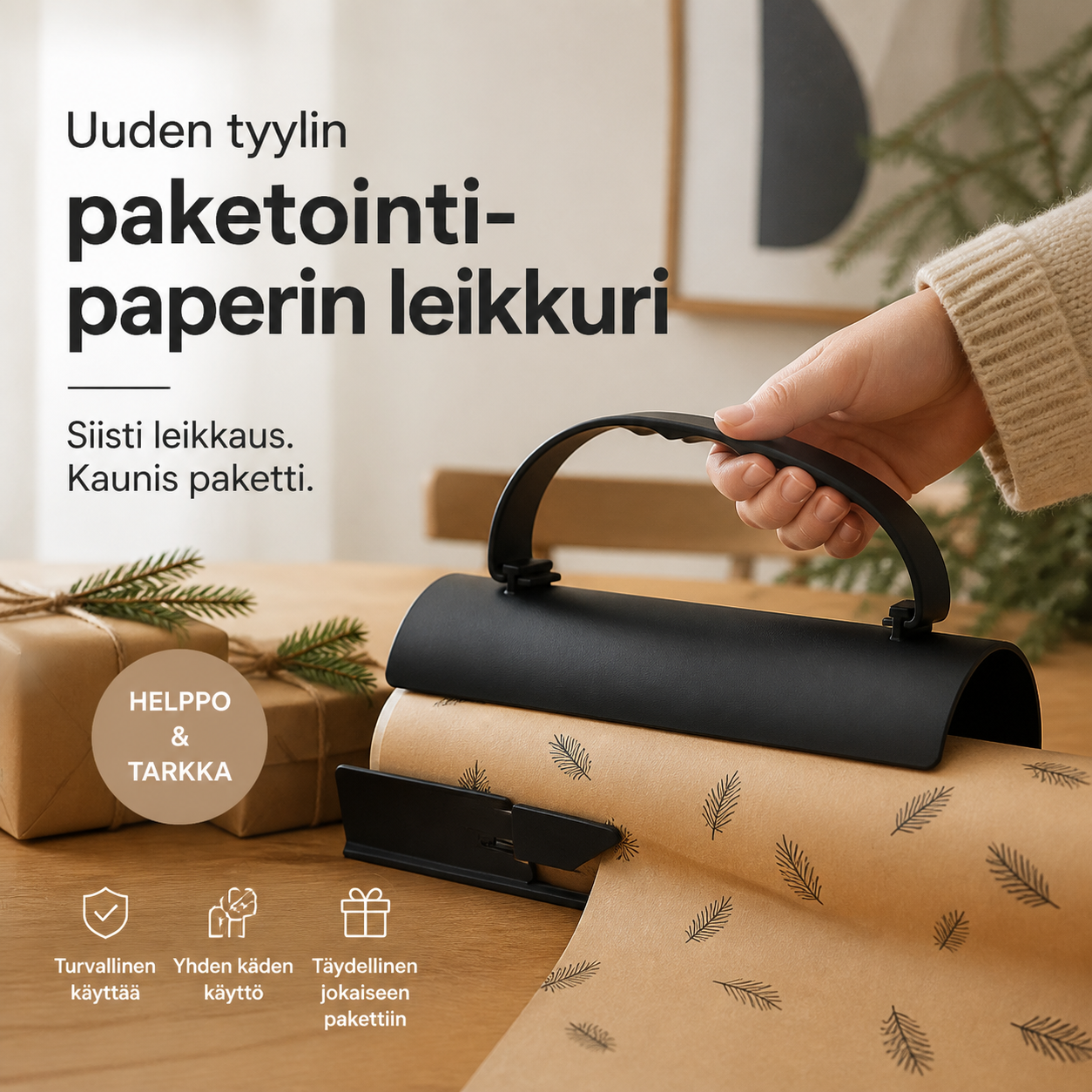 Uuden tyylin paketointipaperin leikkuri