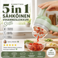 Ihanteellinen lahja - 5 in 1 kannettava sähköinen vihannestenleikkuri setti