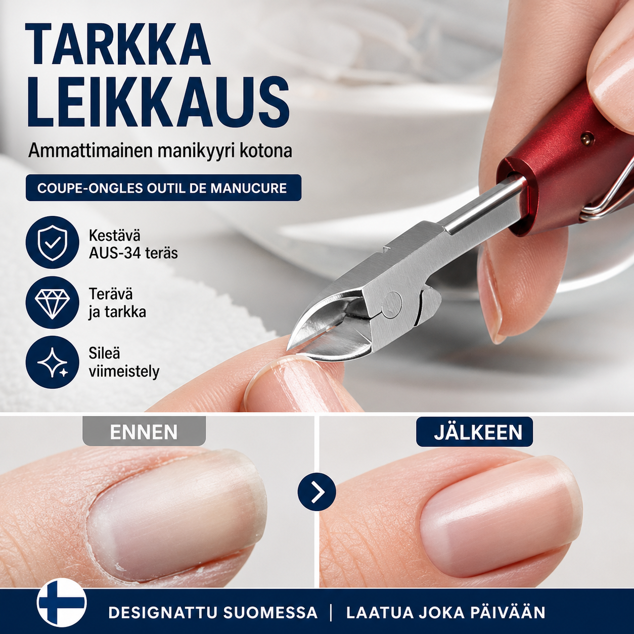 Coupe-ongles Outil de manucure🔥2 pièces livraison gratuite 🔥