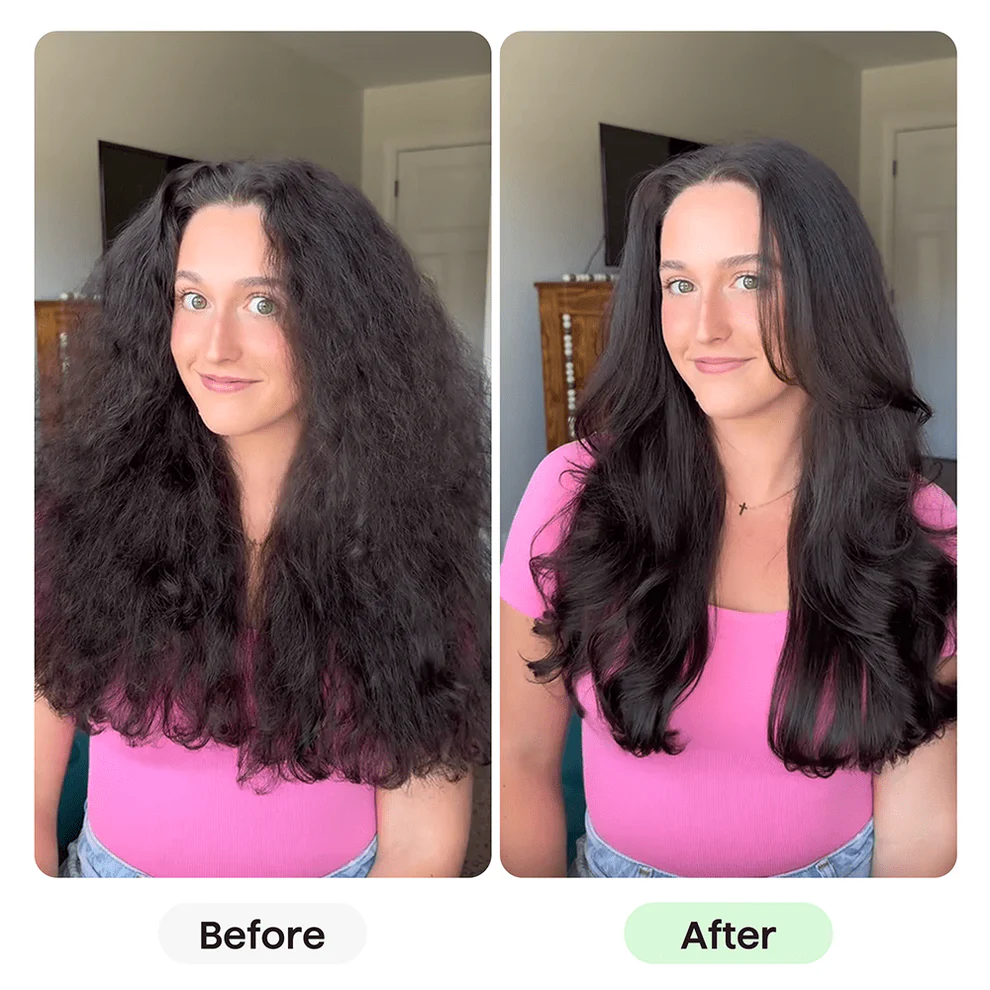 ⏰Alennus kestää vielä 4 tuntia💇‍♀️2-in-1-hiustenmuotoilukampa, joka luo tuuheutta✨Tuuheaa volyymia muutamassa minuutissa