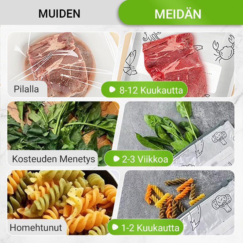 🔥Maailmanlaajuinen bestseller🍗 Aikarajoitettu tarjous! Osta 3, saat 2 ilmaiseksi🥦Uudelleenkäytettävät alumiinifoliolla suljettavat säilytyspussit