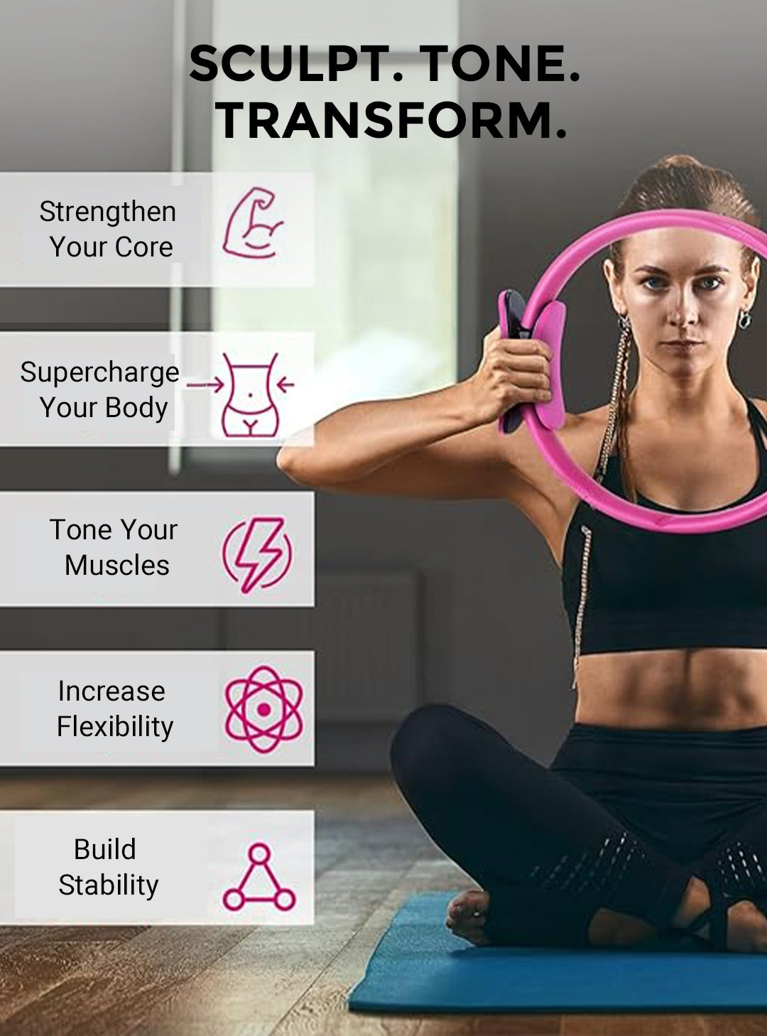 🔥Kesäale 50 % alennus🔥Kuntoilulaite Pilates Ring