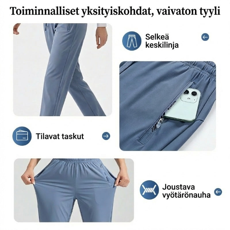 💖💖 VIIMEINEN PÄIVÄ – 50 % ALENNUS! 💖🎁 Unisex-malliset, erittäin pehmeät joustohousut, jotka istuvat täydellisesti ja luovat rennon tyylin