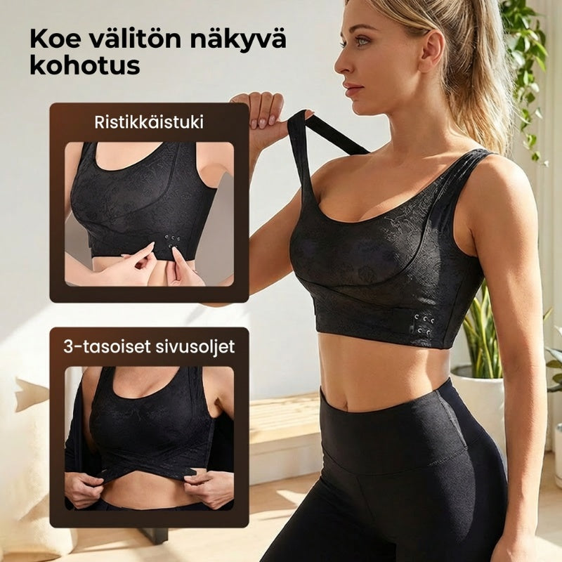 💖✨ Kaikenpäiväinen Mukavuus Täydelliseen Muotoon! Ristiselkäinen Kannattava & Muotoileva Liivi 👚⚡️