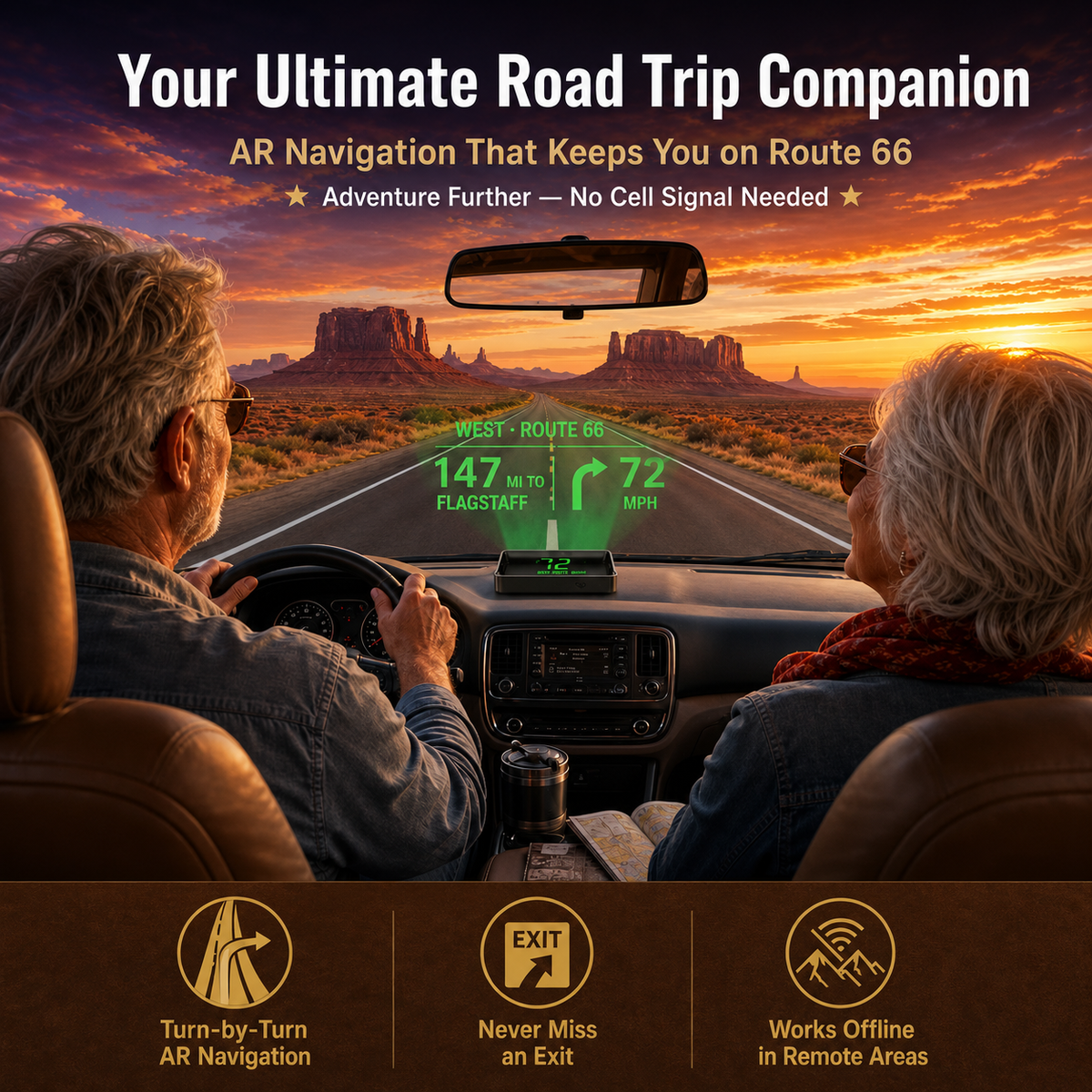 🚗 Head-Up-näyttö GPS-digitaalinopeusmittari – nopeus ja navigointi suoraan tuulilasissa! 50% alennus – tilaa nyt!