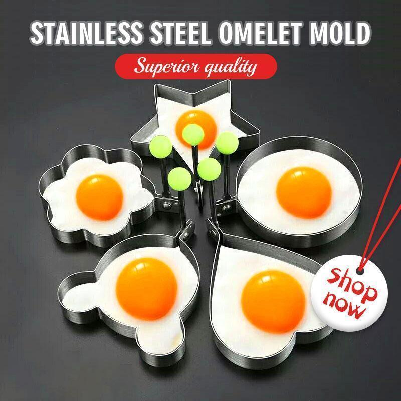 🥳 Tee elämästä hauskaa  💁 Ruostumattomasta teräksestä valmistetut omelettimuotit
