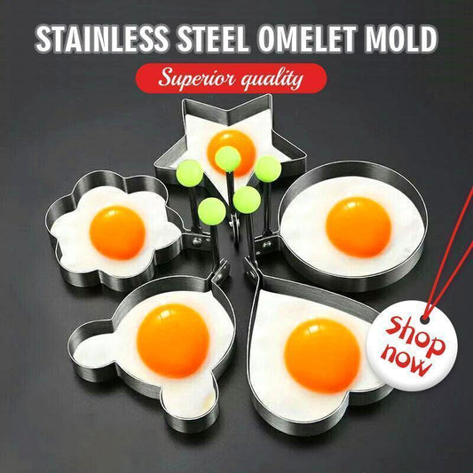 🥳 Tee elämästä hauskaa  💁 Ruostumattomasta teräksestä valmistetut omelettimuotit
