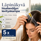Läpinäkyvä hiustenöljyn levityskampa – tasainen levitys ja helppo käyttö!