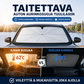 🌞 50 % alennus 🌈 Taitettava auton aurinkosuoja tuulilasiin