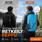 🔥🎁 2+1 ILMAISEKSI!!🥳 💞 YLI 50 000 KAPPALETTA MYYTY! ⚡🎒 Taitettava, vedenpitävä retkeilyreppu