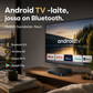⏳🔥RAJOITETUN AJAN TARJOUS: 50 % ALENNUS! Android TV -laite, jossa on Bluetooth
