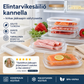 Elintarvikesäiliö kannella – kirkas jääkaapin säilytysastia