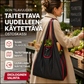 Ison tilavuuden taitettava uudelleenkäytettävä ostoskassi