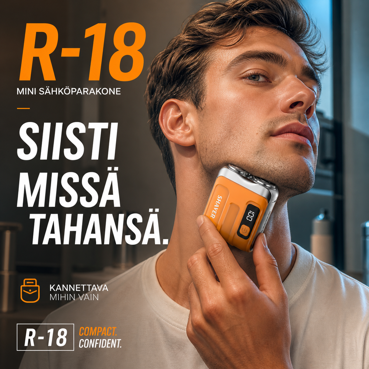 Kannettava miesten minisähköpartakone