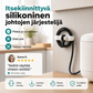 Itsekiinnittyvä silikoninen laitteiden johtojen järjestelijä