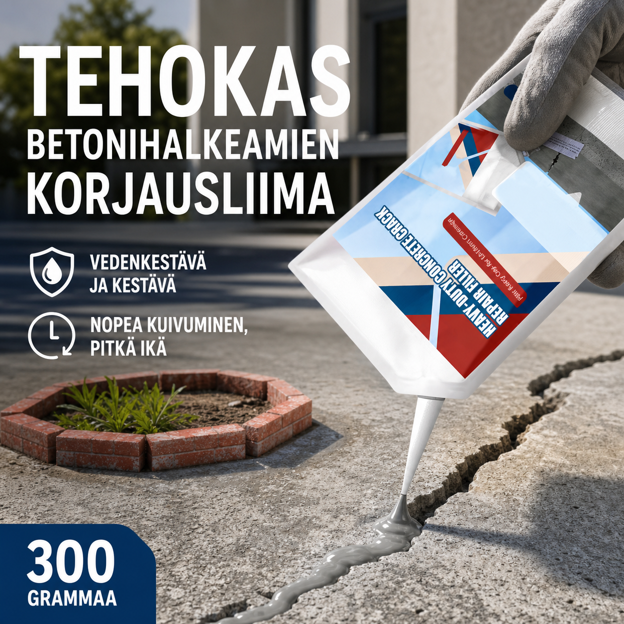 🔥 Tehokas Betonihalkeamien Korjausliima