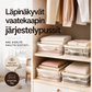 Läpinäkyvät vaatekaapin järjestelypussit