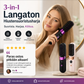 💇‍♀️🔥 3-in-1 Langaton Hiustensuoristusharja – Suorista, Kiharru & Selvitä – USB-C Ladattava, 4 Lämpöasetusta – Täydellinen Hiustyyli Missä Tahansa! ✨