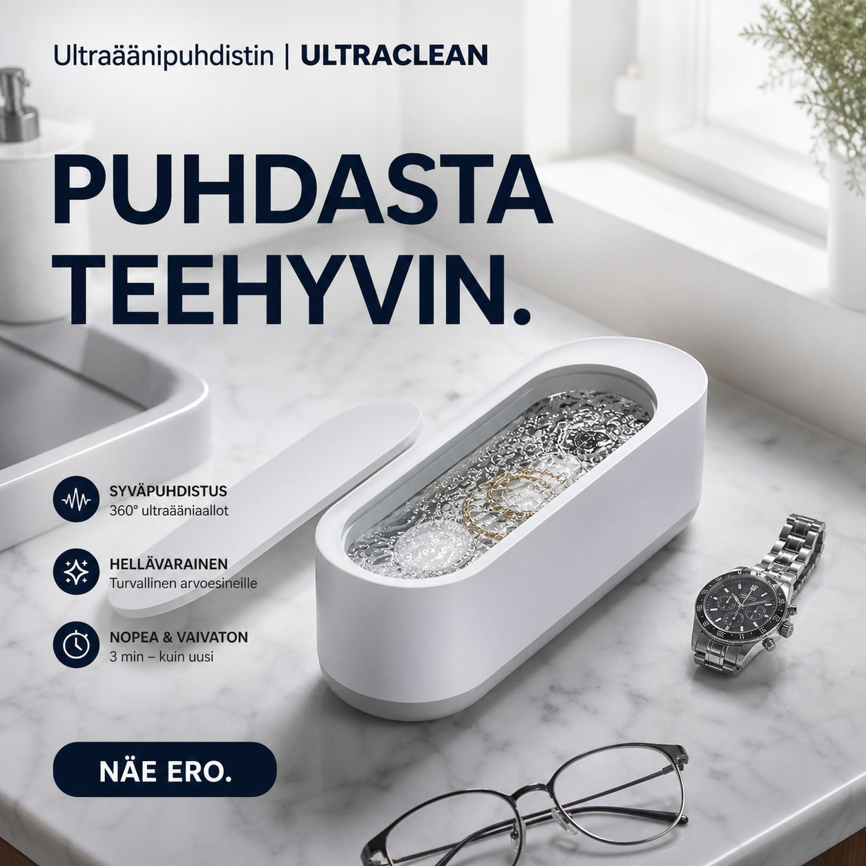 ✨Ultraäänipuhdistin | ULTRACLEAN