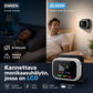 Kannettava monikaasuhälytin, jossa on LCD-näyttö ja varakäyttöakku