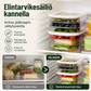 Elintarvikesäiliö kannella – kirkas jääkaapin säilytysastia