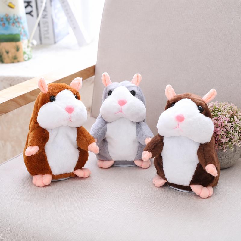 ✨ Puhuva hamsteripehmolelu – toistaa kaiken, mitä sanot, automaattinen päänheilutus, hulvattoman hauskaa niin lapsille kuin aikuisille. 🎁