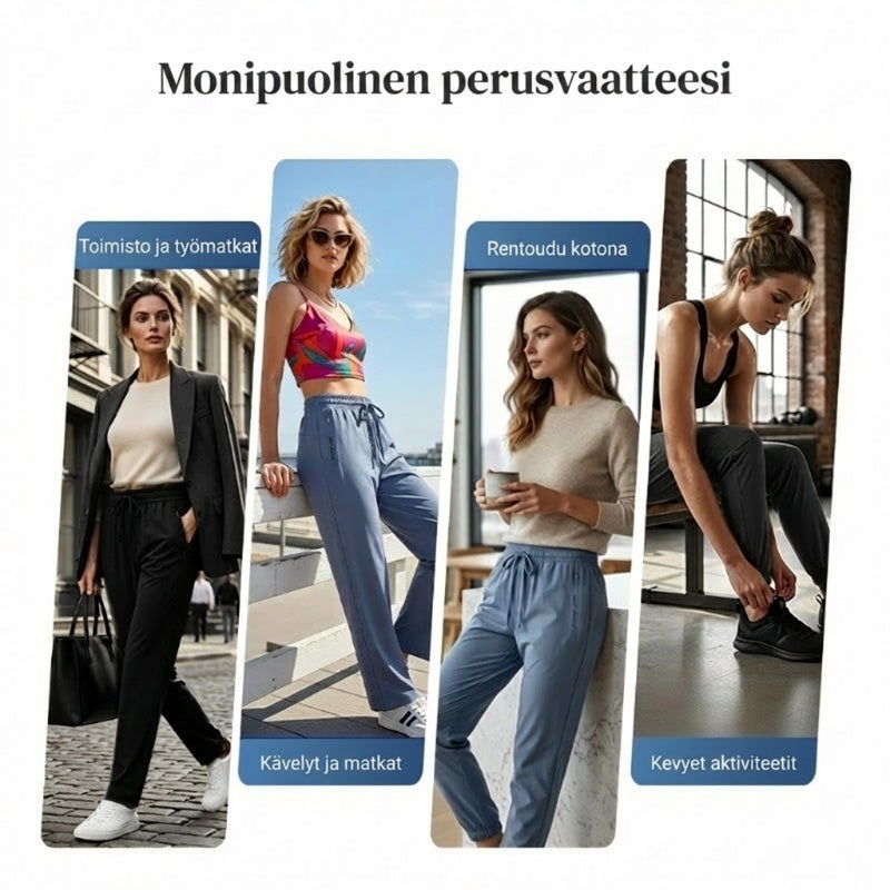 💖💖 VIIMEINEN PÄIVÄ – 50 % ALENNUS! 💖🎁 Unisex-malliset, erittäin pehmeät joustohousut, jotka istuvat täydellisesti ja luovat rennon tyylin