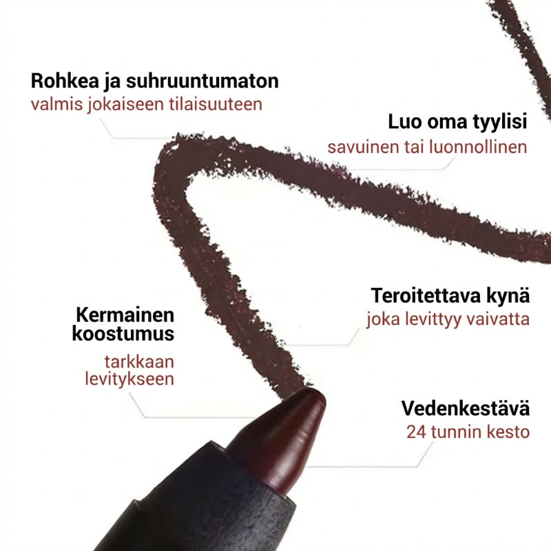 💜OSTA 1, SAAT 1 ILMAISEKSI💜Vedenkestävä, rannalle sopiva geelirajauskynä