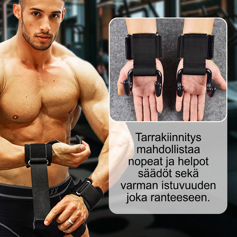 Harjoitusrannetuki koukulla – tukea ja apua harjoitteluun!