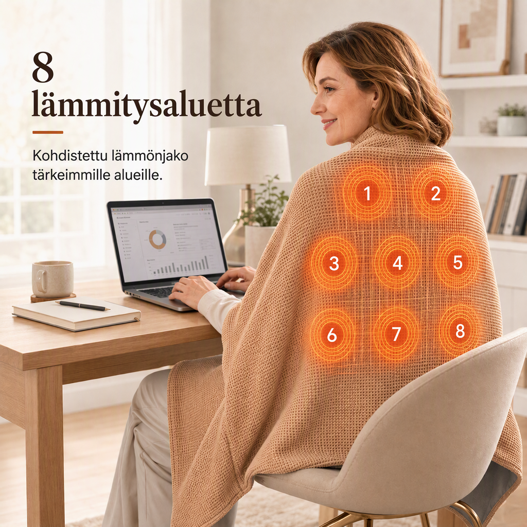 🎅 Parhaat talvilahjat 🔥 kannettava lämmitetty huivi