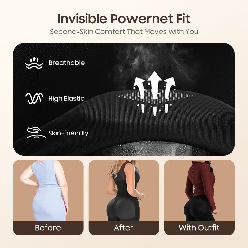 🎁Uutuus 50 %:n alennus💥Naisten vatsaa muotoileva ja pakaroita kohottava bodysuit
