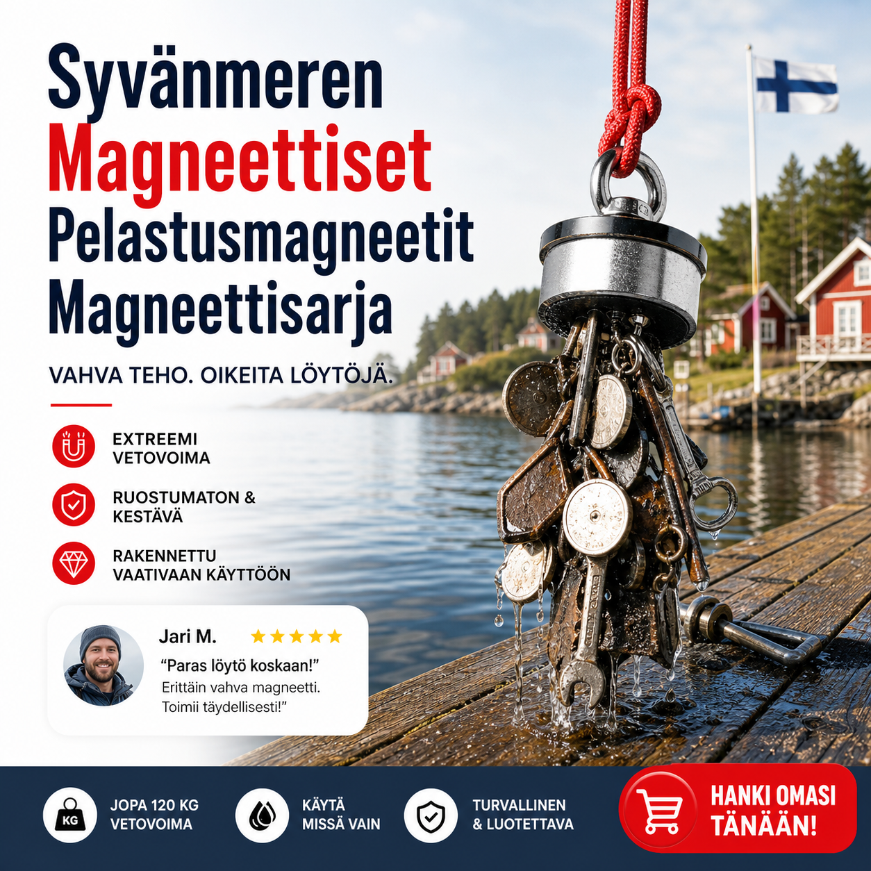 Syvänmeren Magneettiset Pelastusmagneetit Magneettisarja