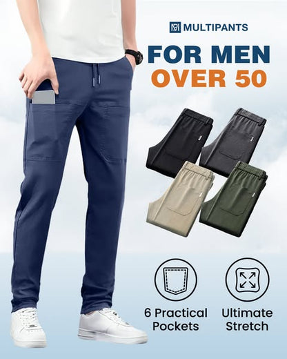 🔥UUDENVUODEN ALE!!⚡Yli 50 000 kappaletta myyty!🔥MultiPants – Erittäin joustavat, kestävät cargo-housut, joissa on useita taskuja