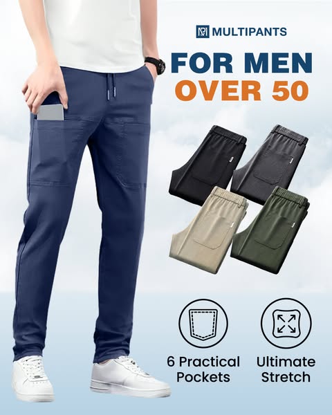 🔥UUDENVUODEN ALE!!⚡Yli 50 000 kappaletta myyty!🔥MultiPants – Erittäin joustavat, kestävät cargo-housut, joissa on useita taskuja