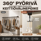 360° pyörivä raskaskäyttöinen koukullinen keittiövälinepidike
