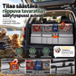 Tilaa säästävä riippuva tavaratilan säilytyspussi autoon