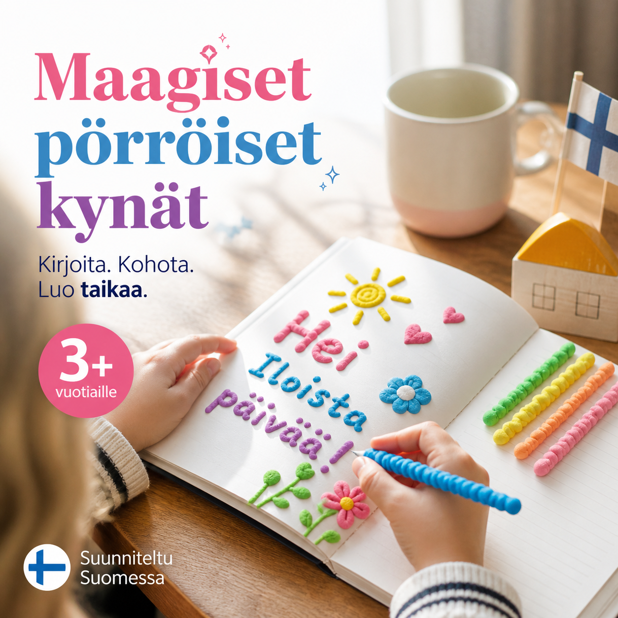 🎁 Maagiset pörröiset kynät – luo 3D-efektejä ja pörröisiä kuvia!