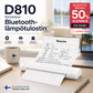 🖨️ D810 Kannettava Bluetooth-lämpötulostin – Täydellinen tatuointistudioille, toimistoille ja liikkuvaan tulostukseen 🔥📱