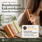 🎉🎁OSTA 1, SAAT 1 ILMAISEKSI🔥Bambuinen kaksoiskampa hienoilla hampailla