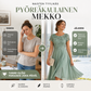 Naisten tyylikäs pyöreäkaulainen mekko