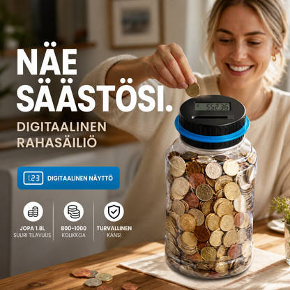 💰Digitaalinen rahasäiliö laskevalla näytöllä🎁